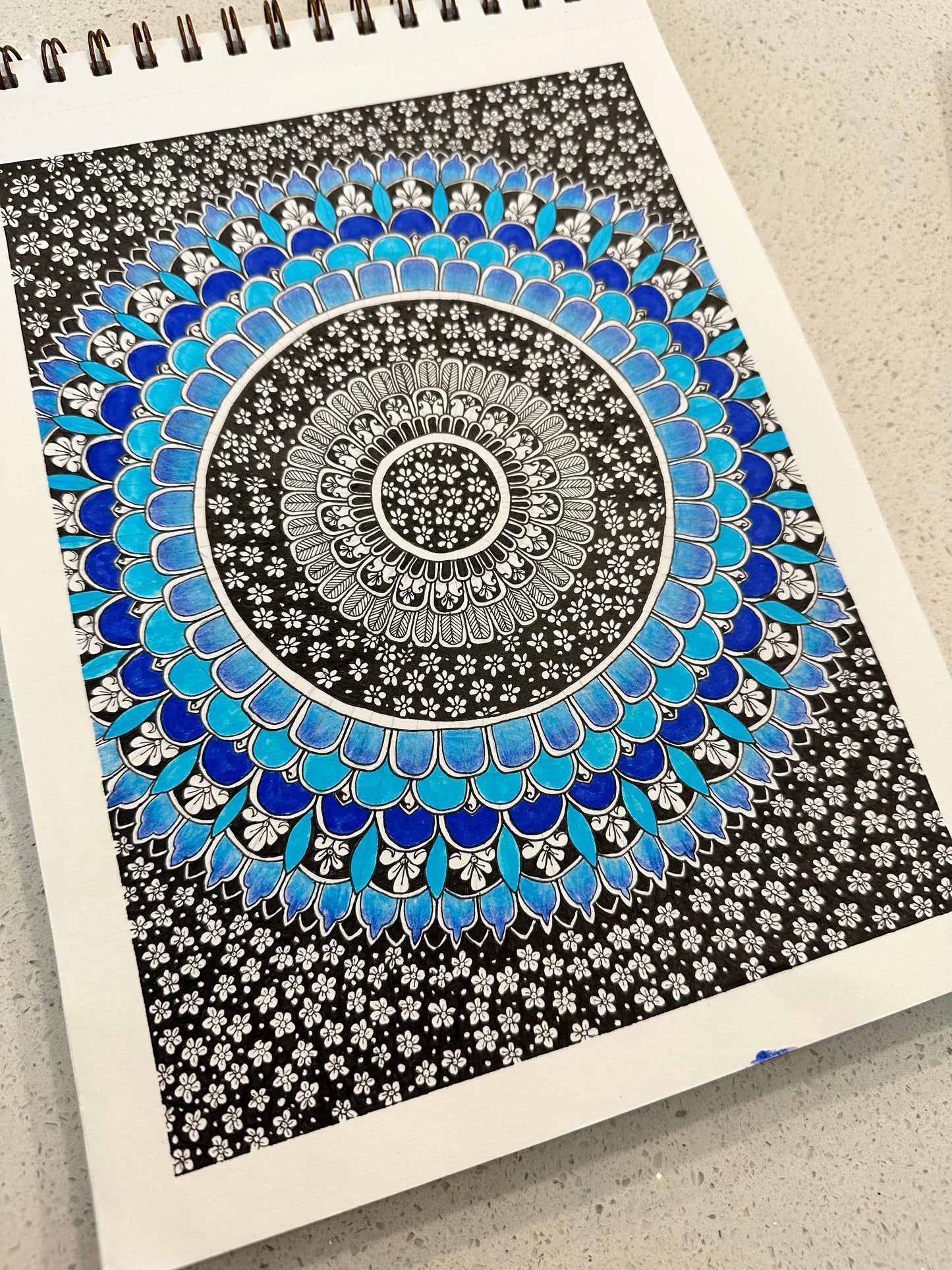 Midnight Bloom Mandala