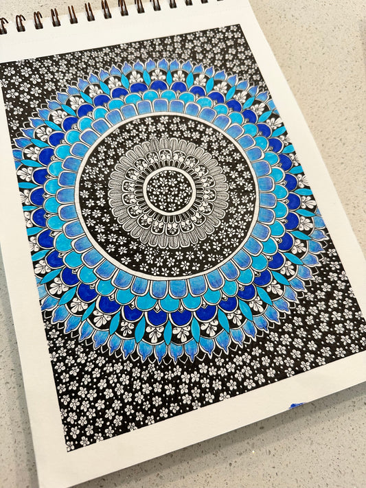 Midnight Bloom Mandala